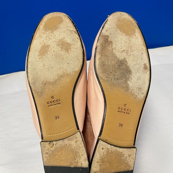 Gucci Vintage "Pink" Princetown Leather Mules - Size 39 (8.5) - Picture 8 of 8